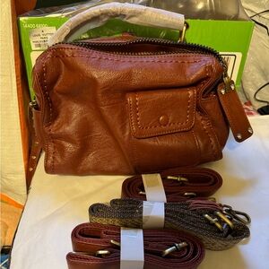 New brown soft backpack bag no 🚬🐈 environment